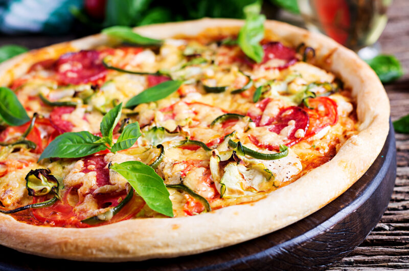 Masa de Espinaca para Pizza